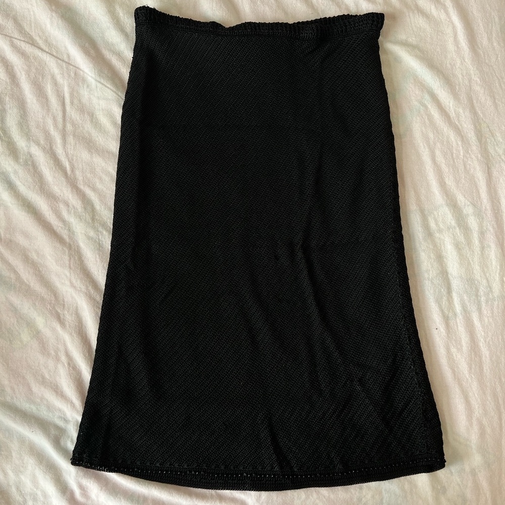 Beaded black skirt